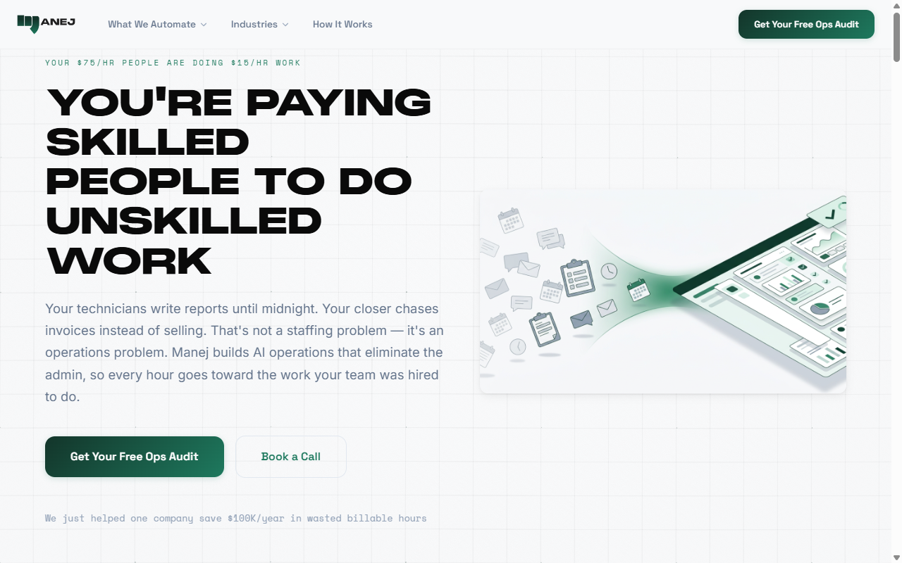 Manej website