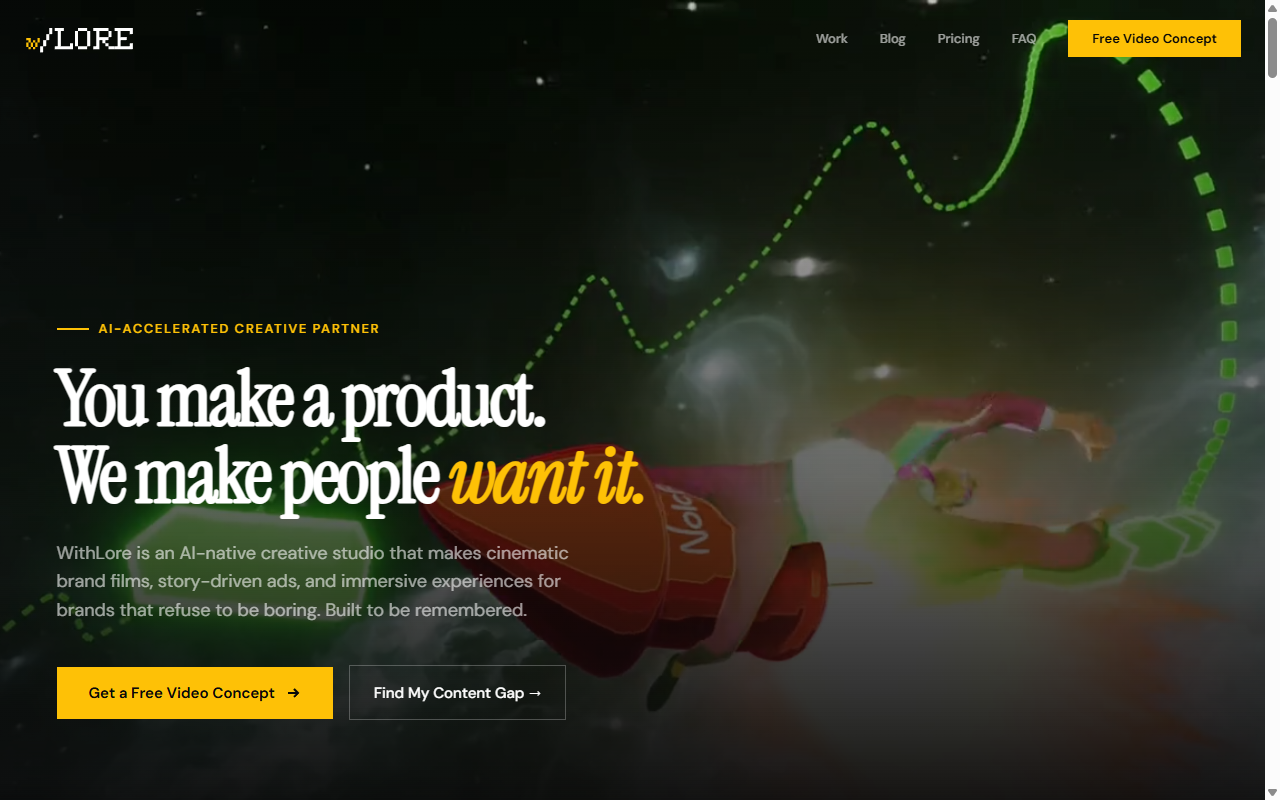 WithLore website